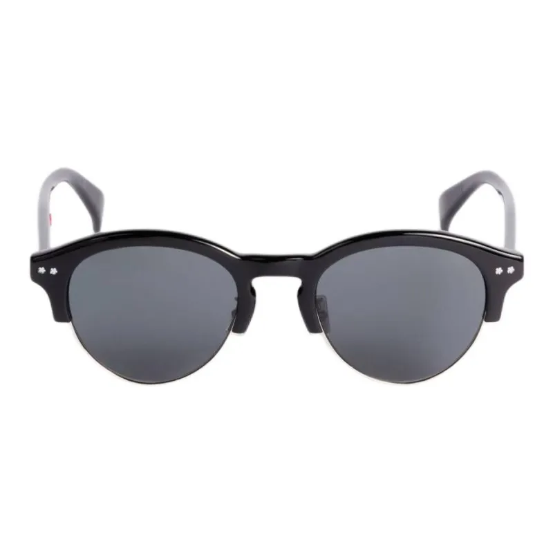 KENZO Metal Acetate Oval Sunglasses Unisex Black-2
