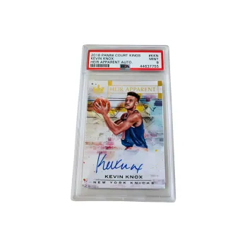 PANINI Kevin Knox 18 19 Knicks Rising Stars Oil Painting Signature 199/199 PSA9 Player Card Graded Cards 1 Pc