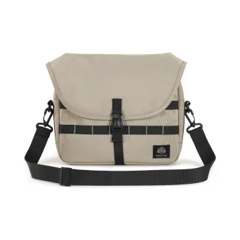 OCE GEAR Abrasion Resistant Waterproof Nylon Messenger Bag, Shoulder Bag, Crossbody Bag Men's Khaki
