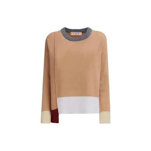 MARNI Cashmere Sweaters Women's Warm Beige