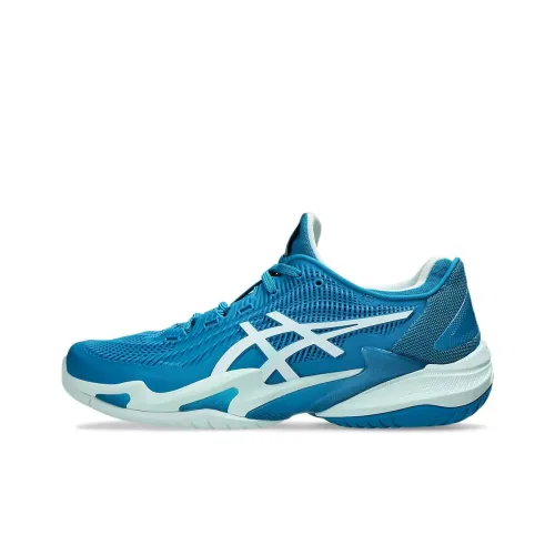 Asics Court Ff 3 Teal Blue White Women's