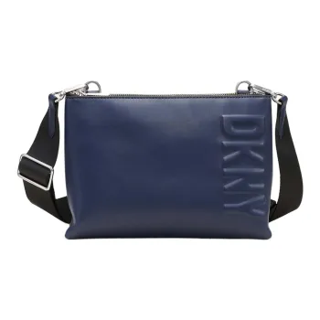 DKNY Polyurethane Shoulder Bag Crossbody Bag Women's Blue