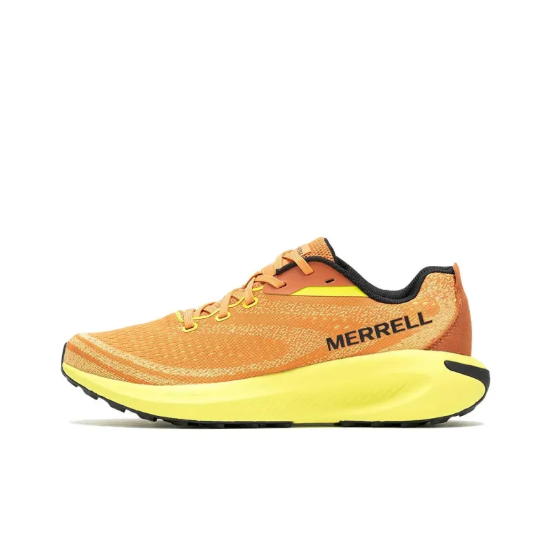 MERRELL Morphlite Anti Slip Wear Resistant Low Top Trail Running Shoes Men's Orange Yellow-0