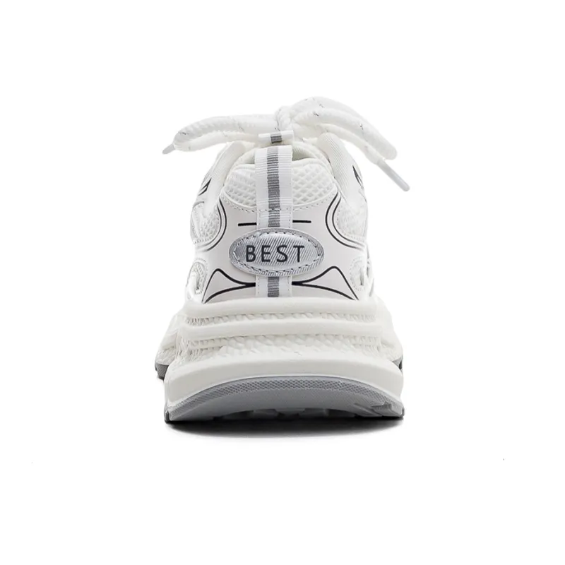 RENBEN Height Increasing Wear-Resistant Breathable Low-Top Chunky Sneakers Women's-9