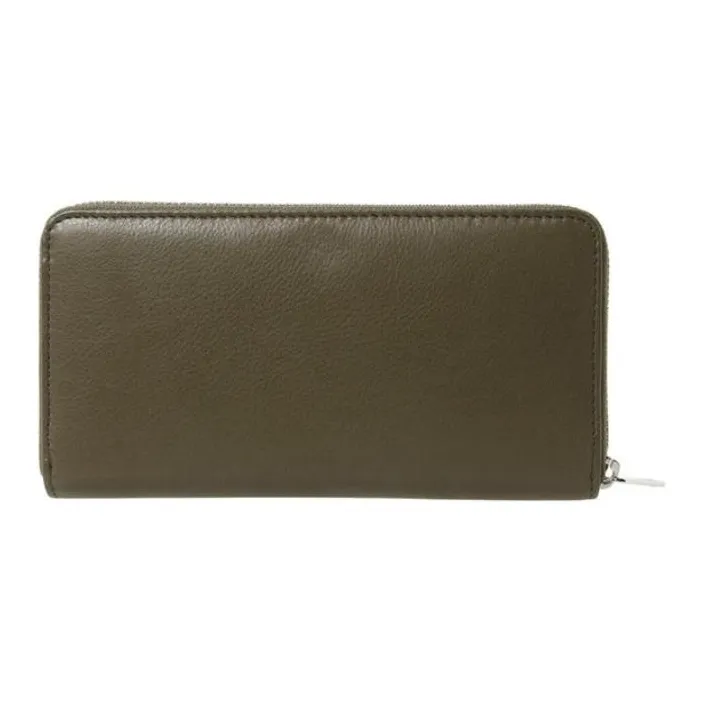 DIESEL Cow Leather Wallet Men's Green And Orange-1