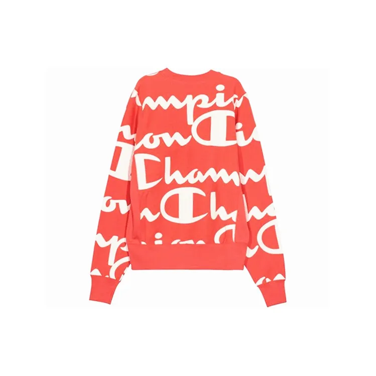 Champion Crew Neck Regular Sweatshirt US Version Men's Orange-1