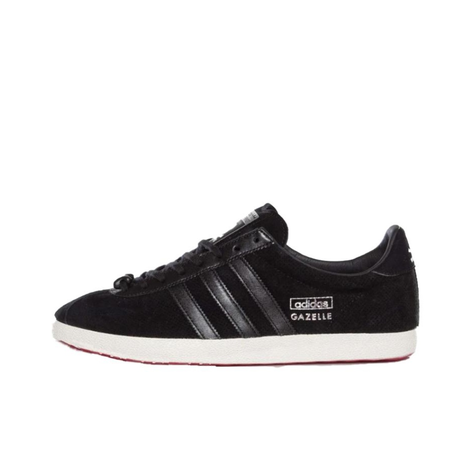 adidas gazelle black and gold POIZON