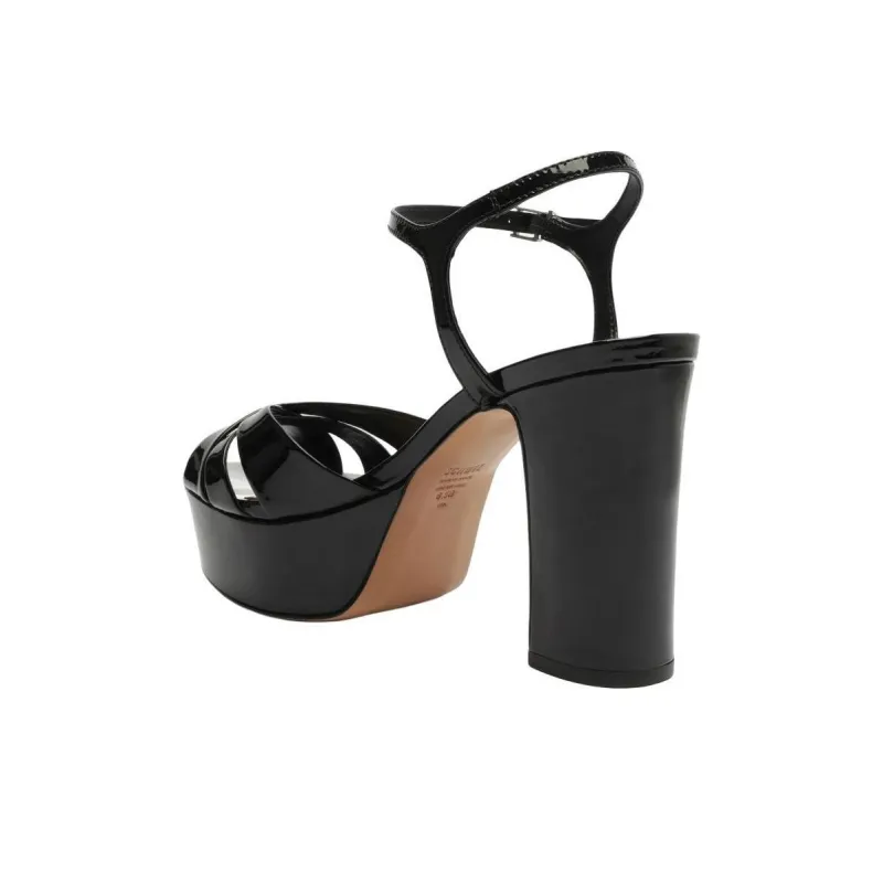 Schutz Keefa Strap Sandals 10.5cm Women's Black-3