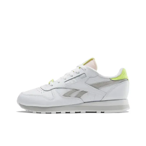 Reebok Women's Classic Leather 'White Acid Yellow'