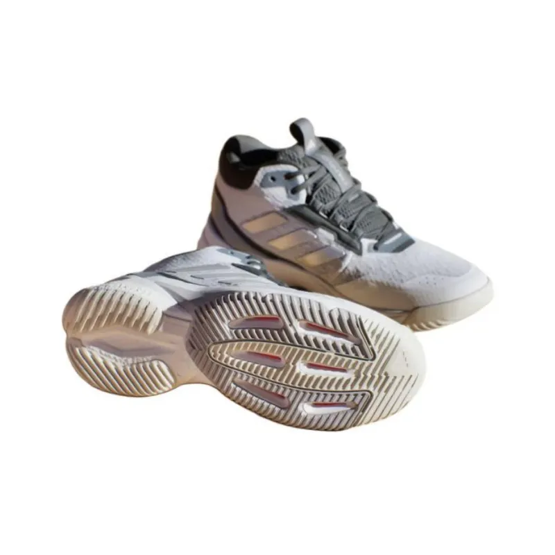 Adidas Crazyflight 5 Mid Indoor Cloud White Silver Metallic Core Black Women's-4