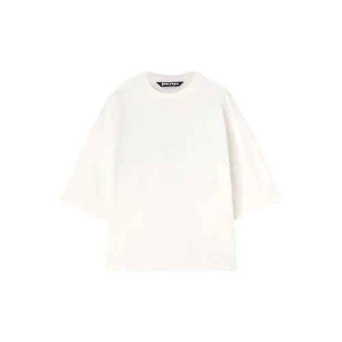 PALM ANGELS College Drop-shoulder Cotton T-shirt