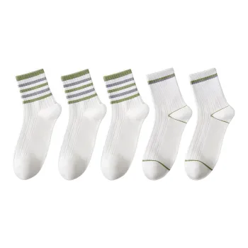 MIIOW Mid-Calf Socks Women's 5 Pack