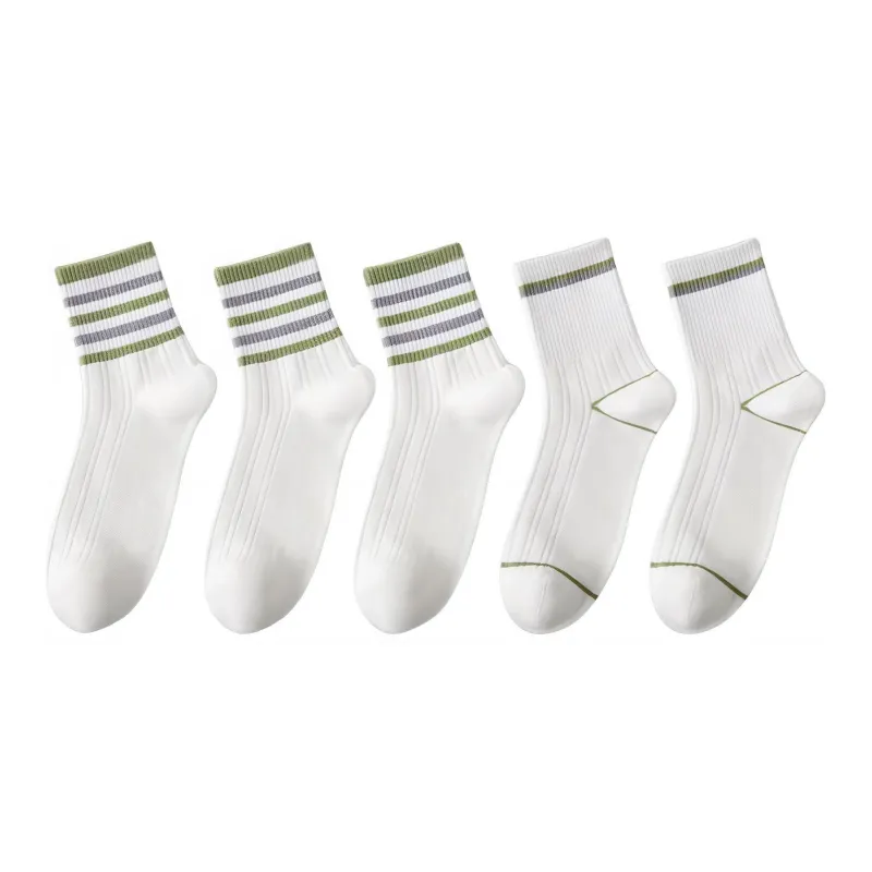 MIIOW Mid Calf Socks Women's 5 Pack-0