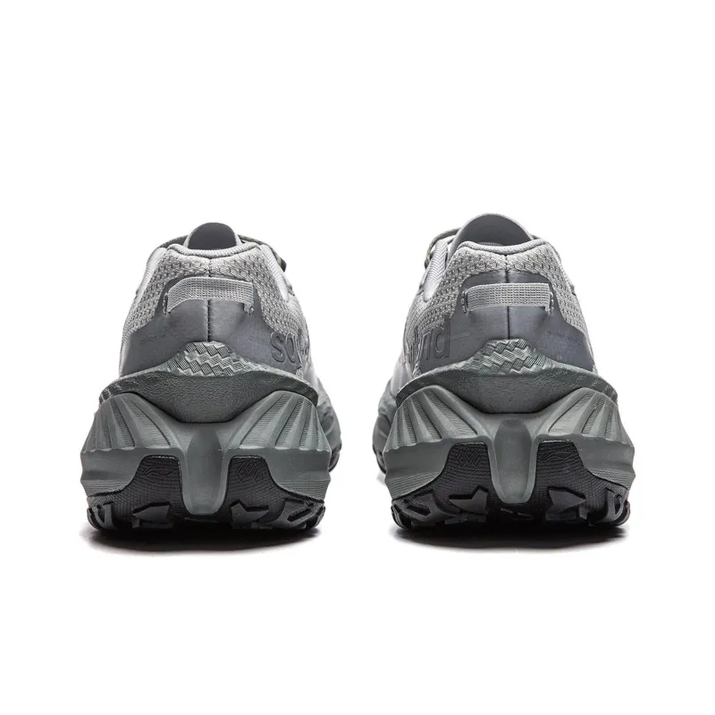 SOULLAND x LiNing Cushioning Slip Resistant Abrasion Resistant Rebound Low Top Running Shoes Men's Gray-5