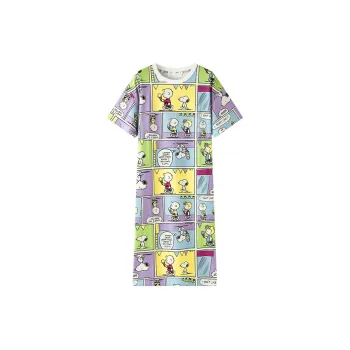 Beiyan Nightgown Women's Comic Style