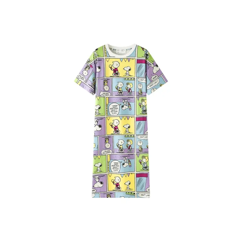Beiyan Nightgown Women's Comic Style-0
