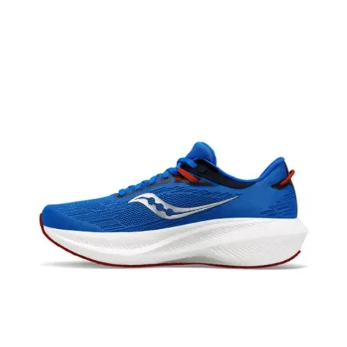 Saucony Triumph Running Shoes Men Low-Top Blue/White