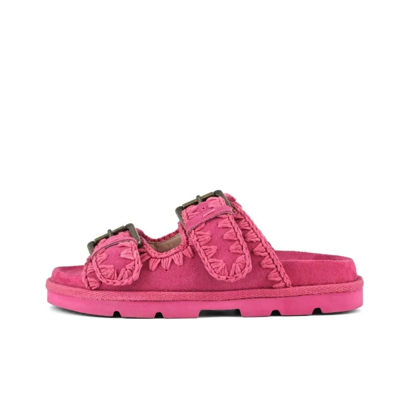MOU Slide Slippers Women's Fuchsia-0