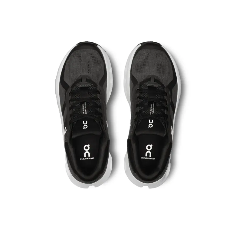 On Cloudrunner 2 Cushioning, Slip Resistant, And Abrasion Resistant Low Top Casual Running Shoes Women's Black-4