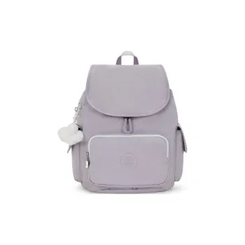 Kipling Polyamide Backpack Small Size Women's Soft Gray
