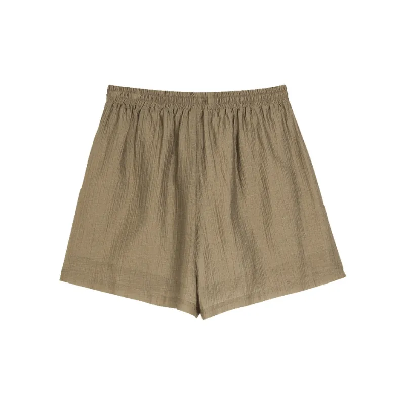 ELLE Casual Shorts Women's Coffee-1