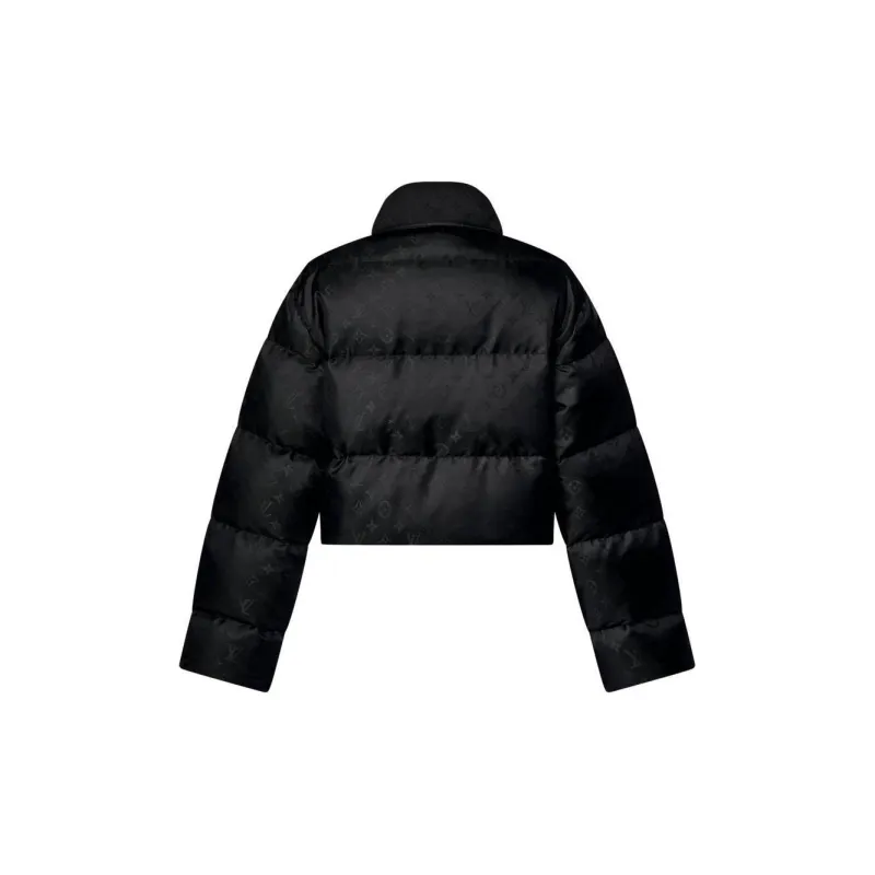 LOUIS VUITTON 1AFUIU Cropped Monogram Puffer Jacket-1