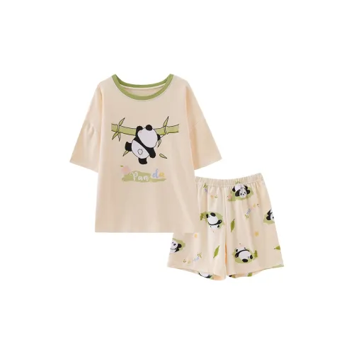 Pretty Lady Pajama Set Women's Apricot