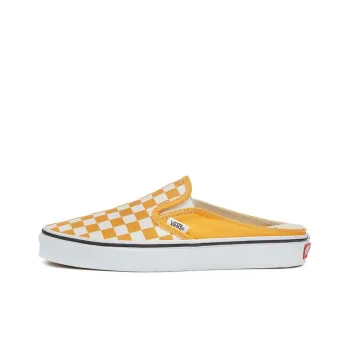 Vans Checkerboard Mule Slip On Skate Sneakers 'Yellow White'
