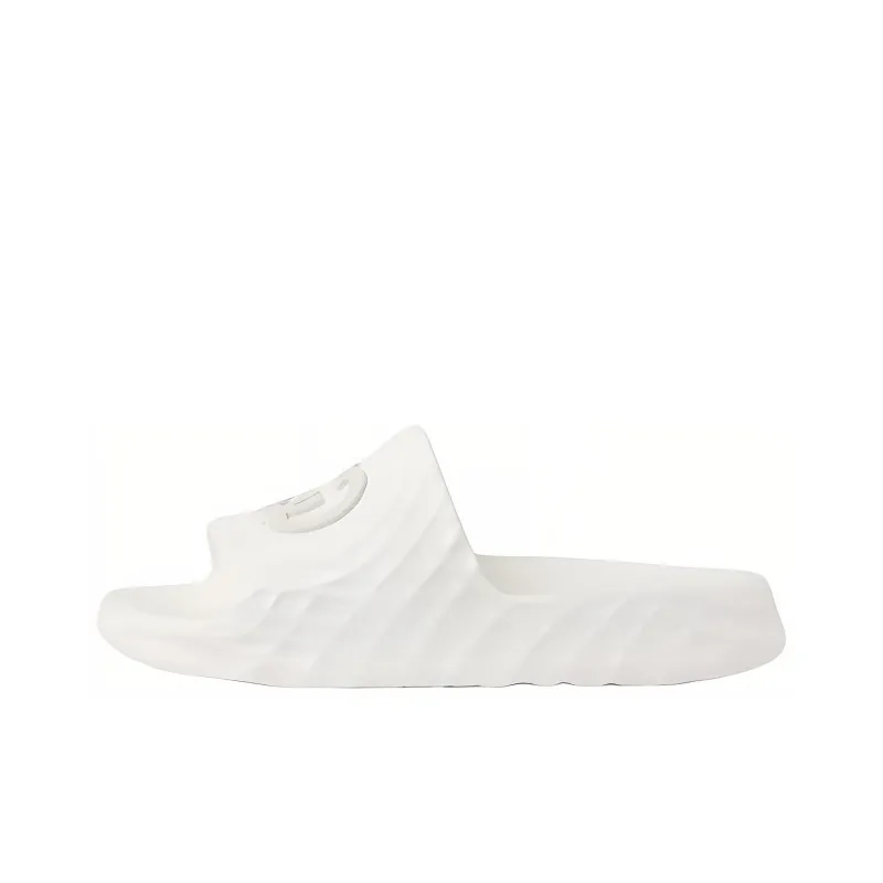 GUCCI Interlocking Slide Slippers Men's White-0