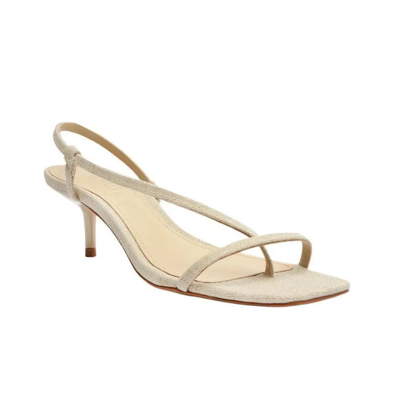 Schutz Heloise One Strap Sandals 5.5cm Women's Gray-2