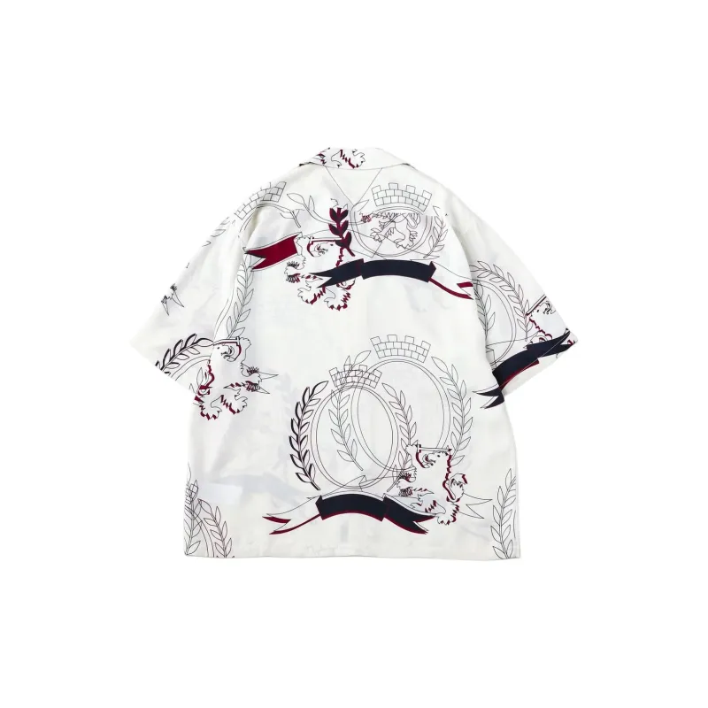 Tommy Hilfiger THC FLUID CUBAN COLLAR SHIRT Shirt Men's White-1