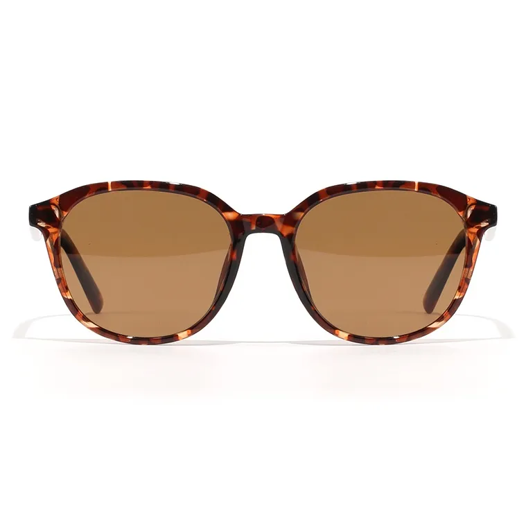 JEAN MARC TR/Memory Plastic Oval Sunglasses Unisex-2