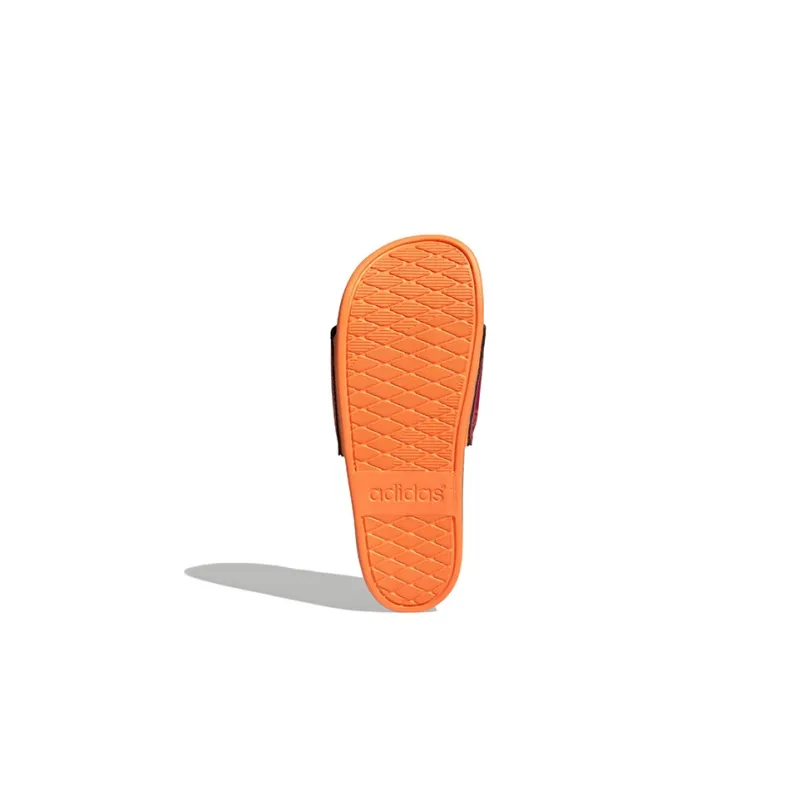 Adidas Adilette Comfort Slide 'Floral Signal Orange' Women's-5