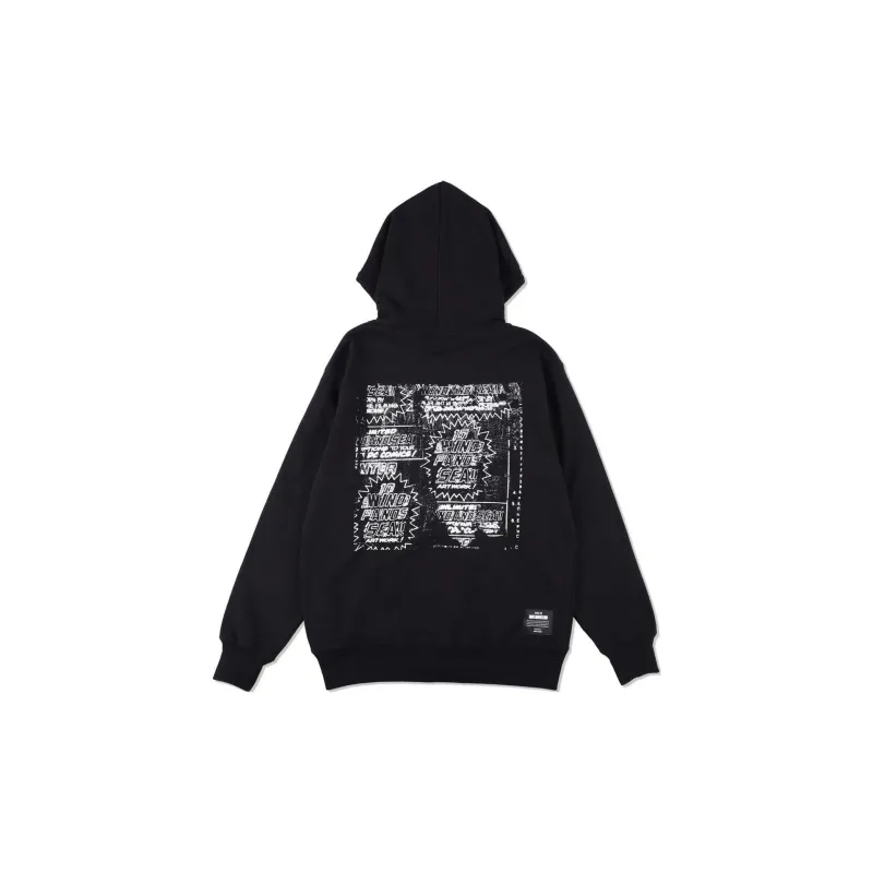 WIND AND SEA x NIIMI HIROKI SS24 Sweatshirt Unisex Black-1