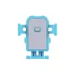 [Rearview Mirror Style]-Seismic and Anti-Shake, Sky Blue[with Built-in Lock]1-Second Removal and Installation