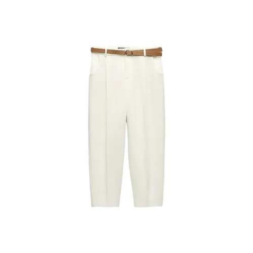 ZARA Casual Pants Women's White