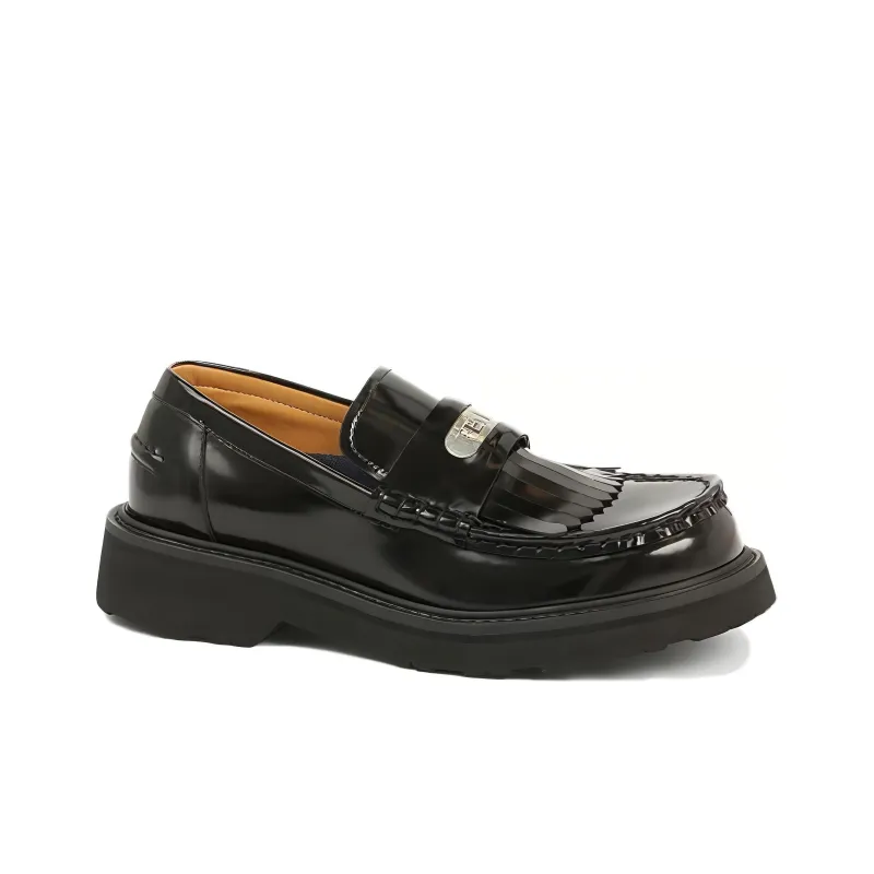 KENZO Smile Leather Loafers-1