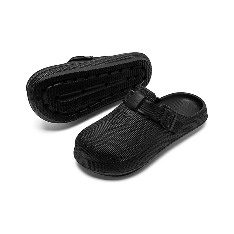 OUBT EVA Slip Resistant Odor Resistant Abrasion Resistant Wrap toe Slippers Unisex-7