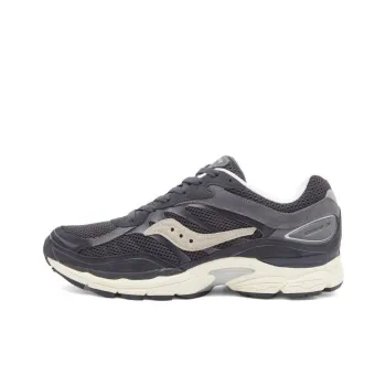 Saucony Pro Grid Omni 9 Anti Slip Wear Resistant Low Top Running Shoes Men's Black