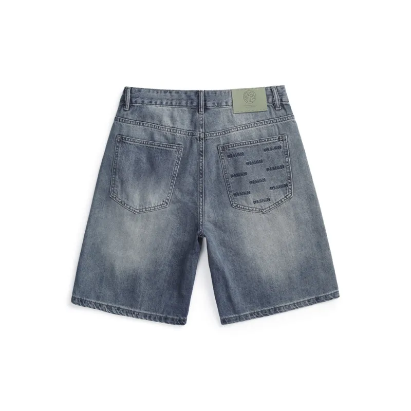 KGK Denim Shorts Men's Vintage Blue-1
