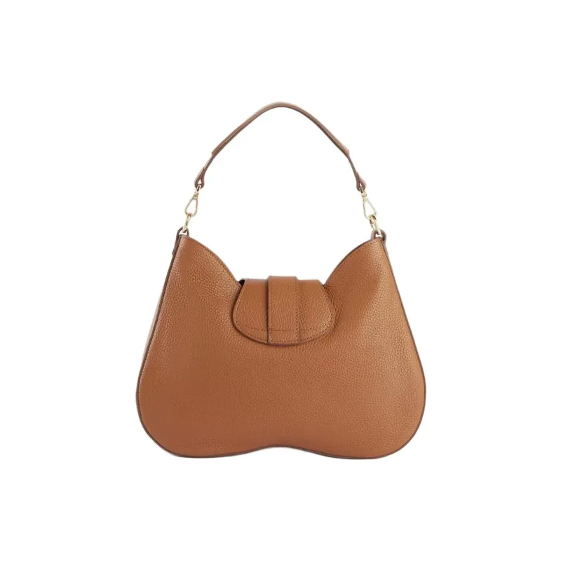 Alviero Martini Grained Leather Portable Crossbody Bag Shoulder Bag Small Size Women's Brown-1