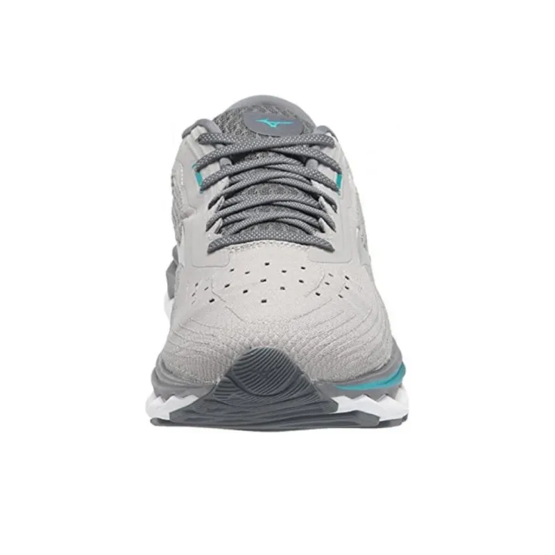 Mizuno Wave Sky 5 'Gray Silver Blue' Women's-2