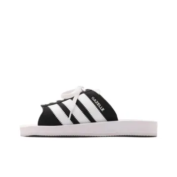 Gazelle Beach Slides Women's Adidas Originals 'Black White'