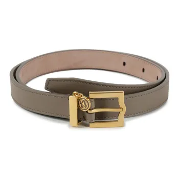 BALLY Cow Leather Belts Women's Light Umber 2cm