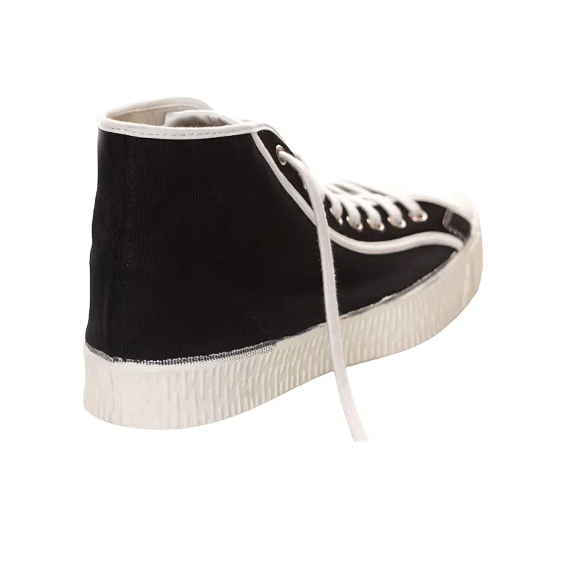 SPALWART Special Stylish Skateboarding Shoes Unisex Black White-3