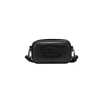 DIESEL PU Camera Bag, Shoulder Bag, Crossbody Bag Men's Black
