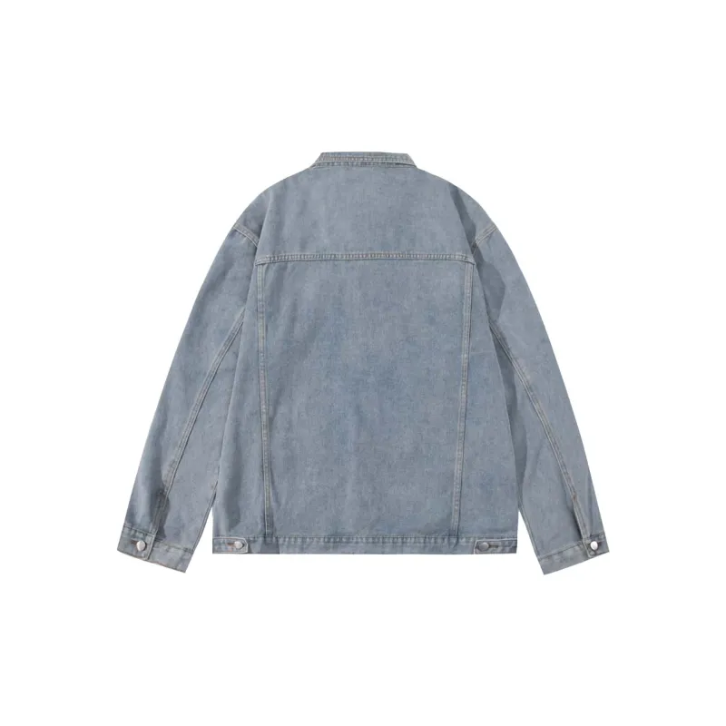 EOOVEN Denim Jackets Unisex-3