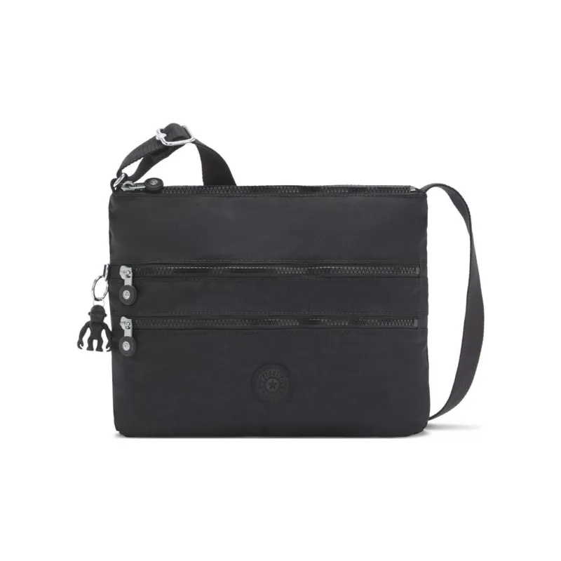 Kipling Nylon Crossbody Bag, Shoulder Bag Unisex Black-0