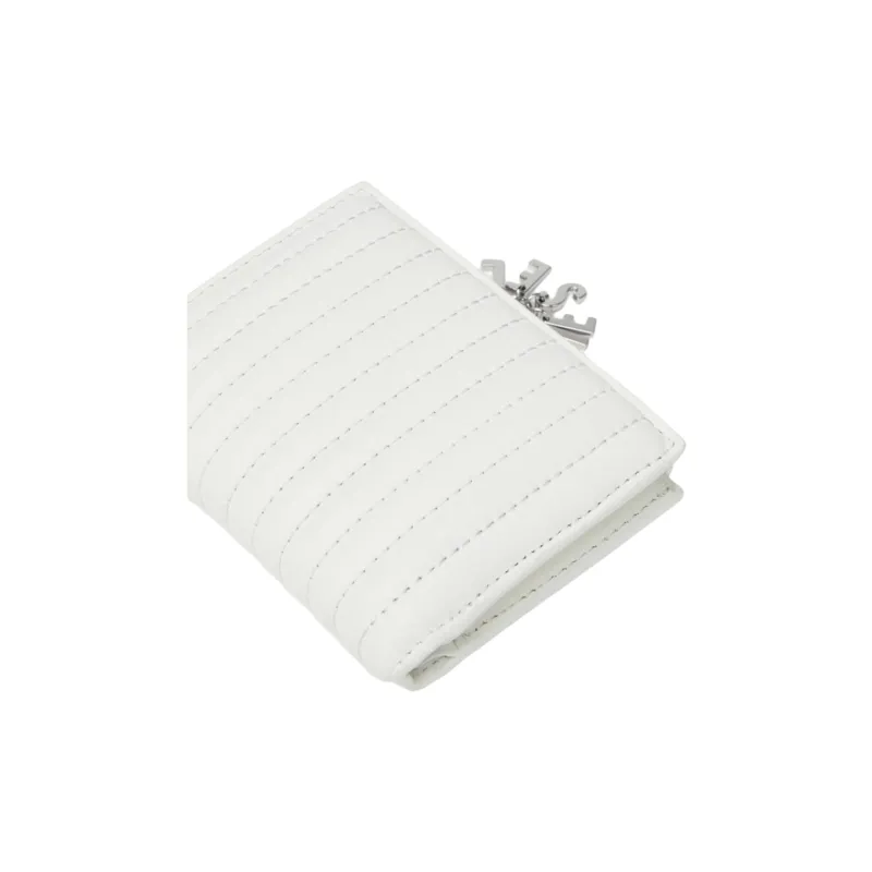 DIESEL Leather Wallet Women's White-3