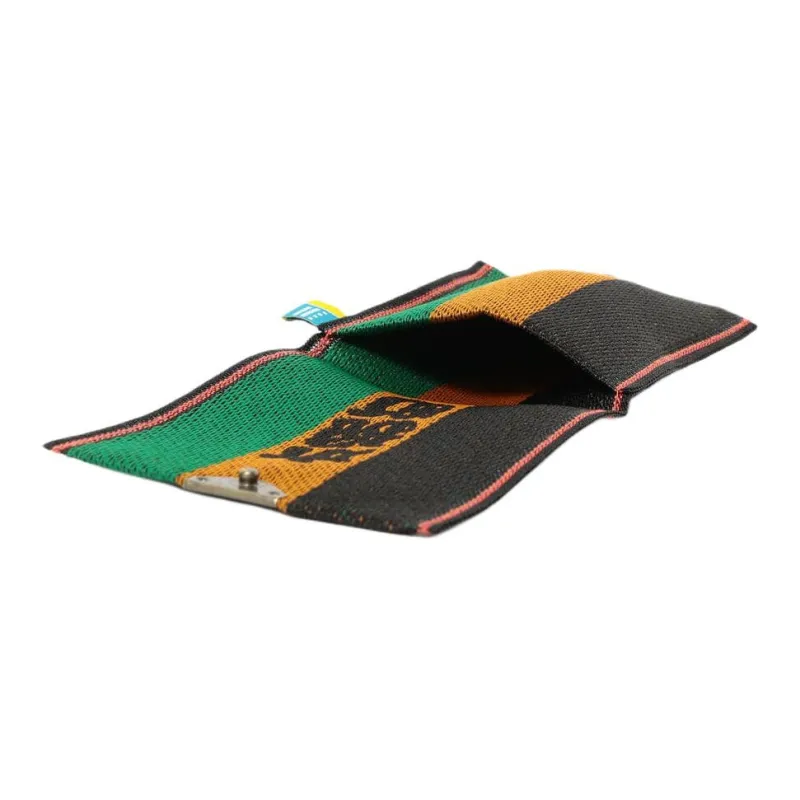 Beams Polyethylene Card Holder Unisex Black/Yellow/Green-3